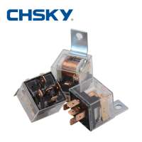 CHSKY 13 years waterproof automotive relay 12v 80A 5pins long life time car relay transparent high quality electrical equipment